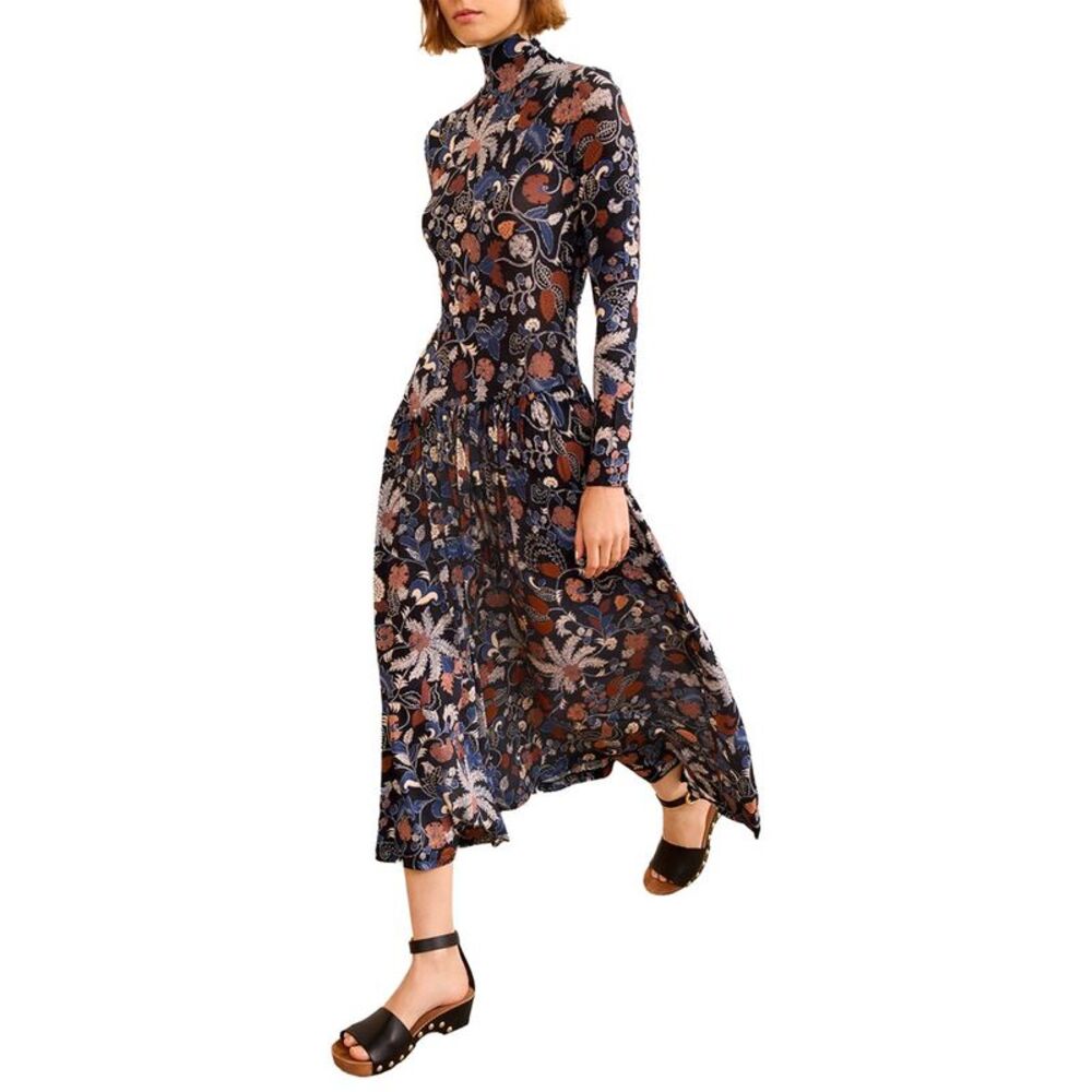 Ulla Johnson Womens  Fernanda Turtleneck Dress